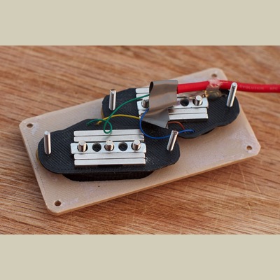 split coil P90 type pickups