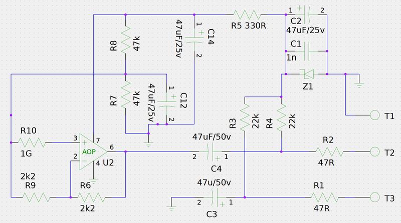 opamp mic schematic