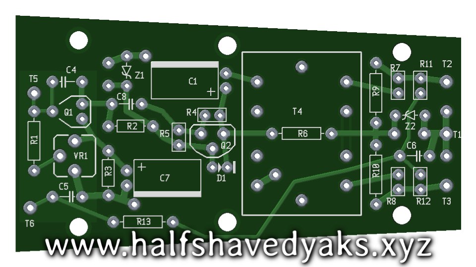 pcb for tapered mini U87 bodies